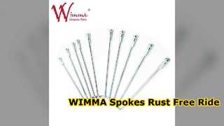 Set raggi moto WIMMA Argento anteriore posteriore