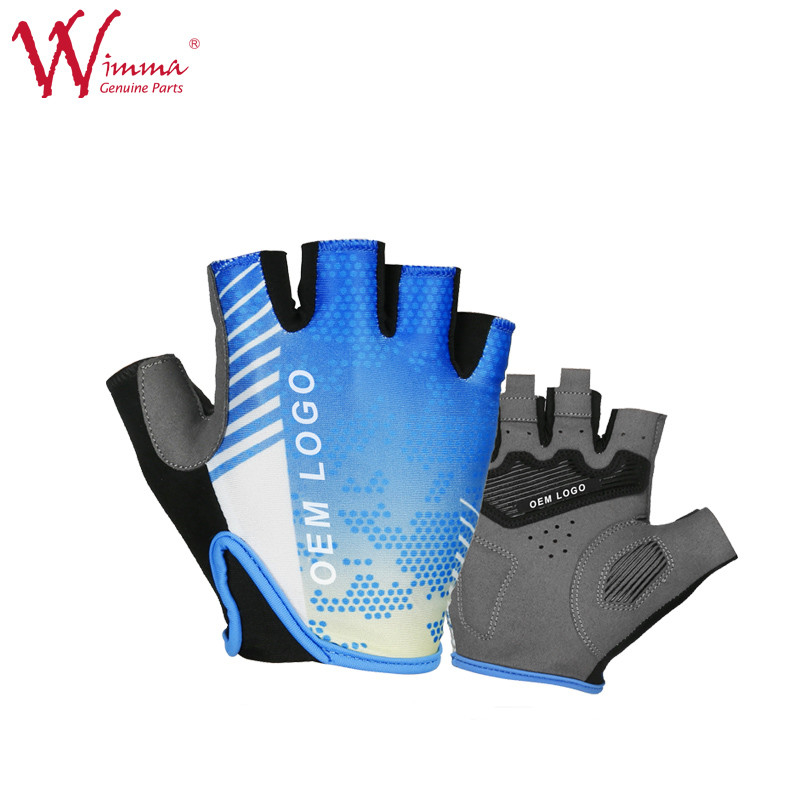 Polyester Motorcycle Bicycle Riding Gloves Customized