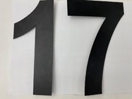 Camera retroilluminata su ordinazione del segno di numero inossidabile nessuna certificazione di RoHs del CE di MOQ