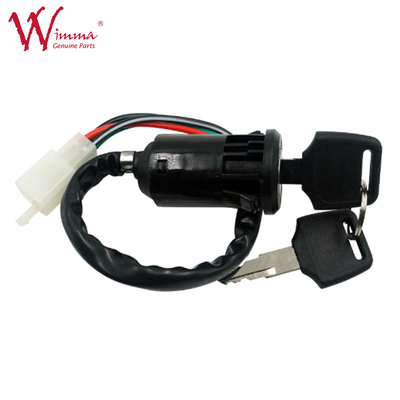Interruttore di accensione per moto Honda CG125 4 pin nero universale con 2 chiavi e prezzo competitivo