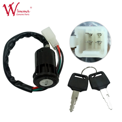 Interruttore di accensione per moto Honda CG125 4 pin nero universale con 2 chiavi e prezzo competitivo