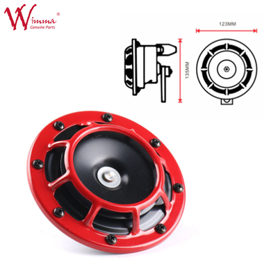 Corno per altoparlanti per motocicli Super Loud Blast Tone Grill Mount 12v Corno elettrico 4ω Nero