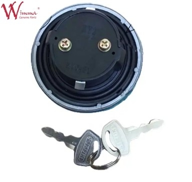 GN125 2 chiavi Serratura del sedile del serbatoio del carburante di benzina Serratura completa Sett di accensione per Suzuki GN125 GN125H 1982-2001