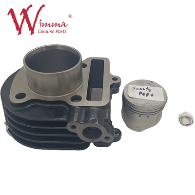 Kit cilindro motore TVS SCCOTY PEP+ Legatura di alluminio Nero