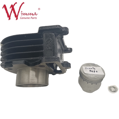 Kit cilindro motore TVS SCCOTY PEP+ Legatura di alluminio Nero