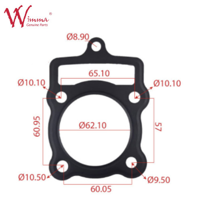 Motore di motocicletta cilindro blocco Motore di motocicletta kit cilindro ATV CG150 Legatura di alluminio