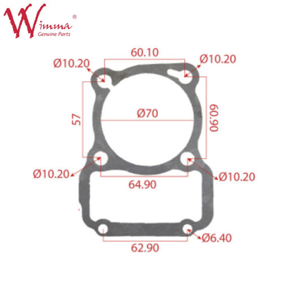 Motore di motocicletta cilindro blocco Motore di motocicletta kit cilindro ATV CG150 Legatura di alluminio