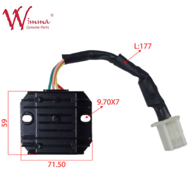 Rettificatore regolatore motociclistico Nero Colore Buone prestazioni ENDURO200