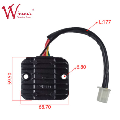 Parti elettriche del regolatore del motociclo Rettificatore GY200 campione gratuito 5 pin