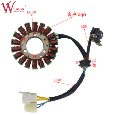 Ferro Magneto Stator Coil Stator Comp Ricambi per motociclette dalla Cina Munufacturer GN125 ((2012)