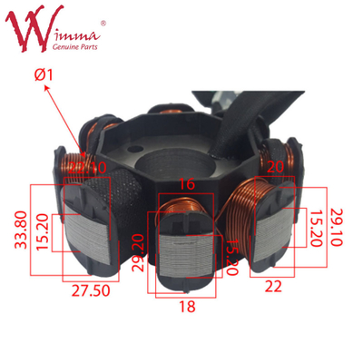 Spirale statore magnetica parti elettriche complete per moto SKR200S Wimma Alta qualità