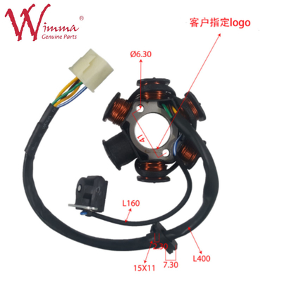 Motocicletta bobina magnetica statore parti elettriche complete XY1258 ((2009) ISO9001 approvazione