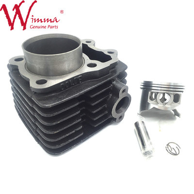 Kit cilindro del motore del blocco di motore Buone prestazioni Bajaj BACT100 Nero Colore